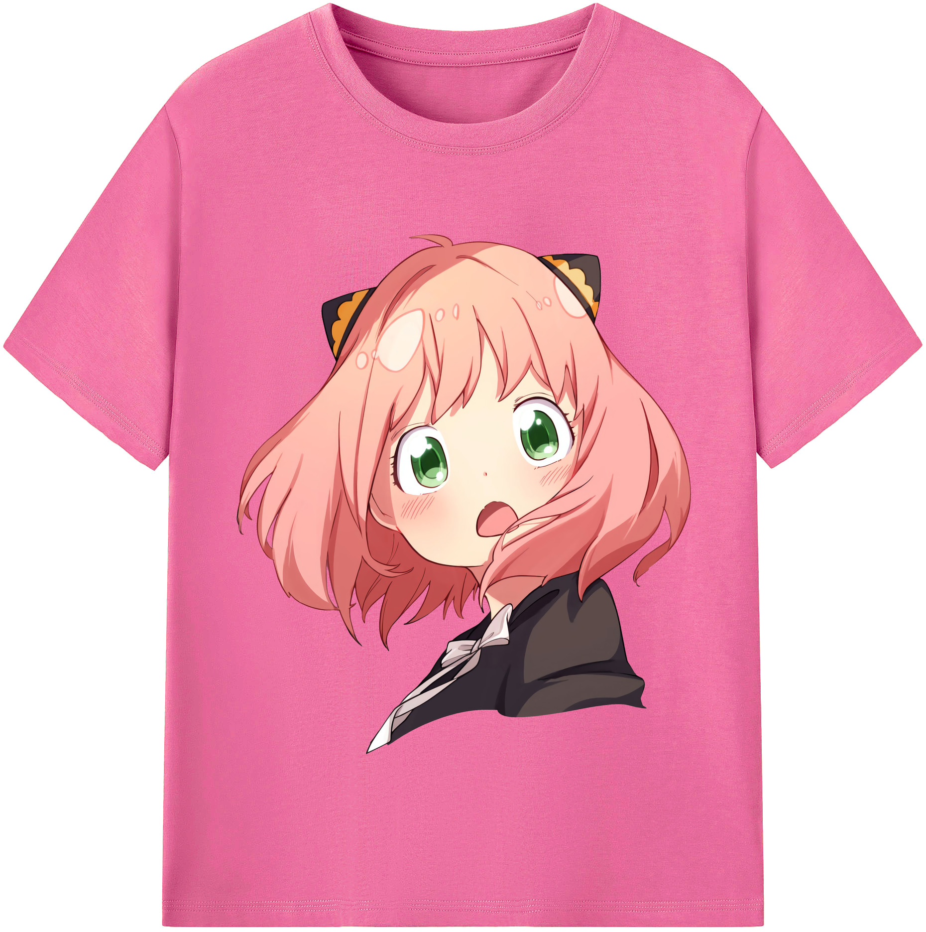（画像用） SPY×FAMILY间谍家家酒 レディースカジュアルプリントTシャツ（綿100％）